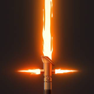 Orange glow wallpaper