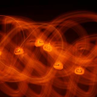 Orange glow wallpaper