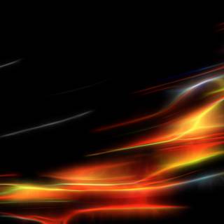 Orange glow wallpaper