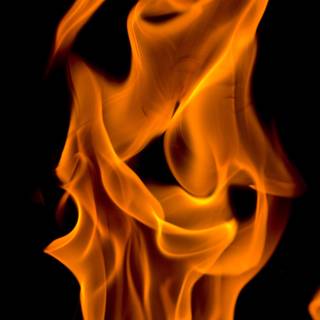 Orange glow wallpaper