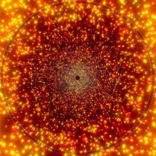 Orange glow wallpaper