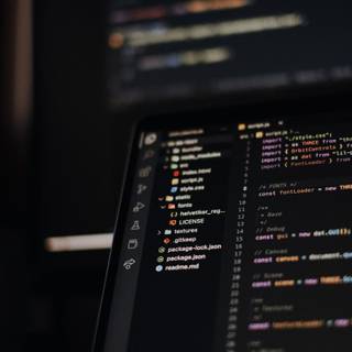 Aesthetic coding wallpaper