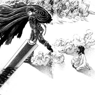 Berserk manga panel wallpaper