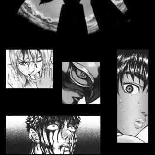Berserk manga panel wallpaper