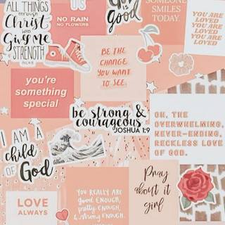 Christian pink wallpaper