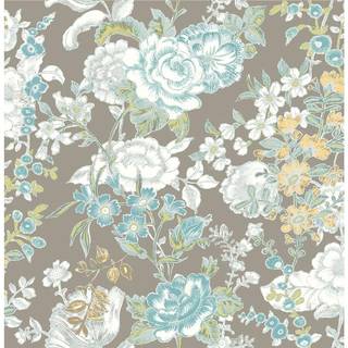 Boho floral wallpaper