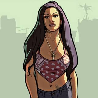 GTA SA logo wallpaper