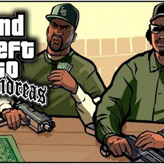 GTA SA logo wallpaper
