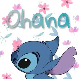 Cute Stitch iPhone wallpaper