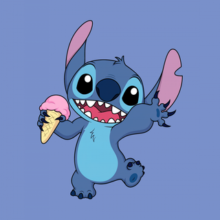 Cute Stitch iPhone wallpaper