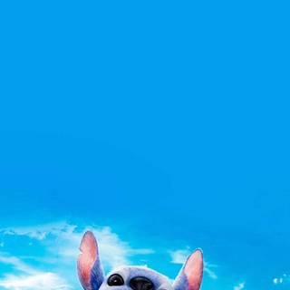 Cute Stitch iPhone wallpaper