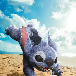 Cute Stitch iPhone wallpaper