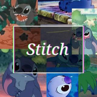 Cute Stitch iPhone wallpaper
