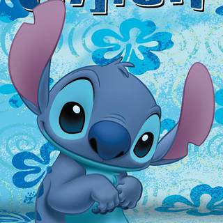 Cute Stitch iPhone wallpaper