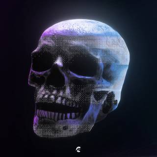 Glitch art desktop wallpaper