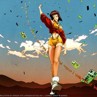 Cowboy Bebop Faye desktop wallpaper