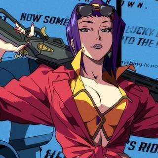 Cowboy Bebop Faye desktop wallpaper