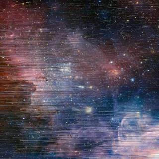 Glitch art desktop wallpaper