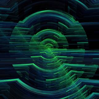 Glitch art desktop wallpaper