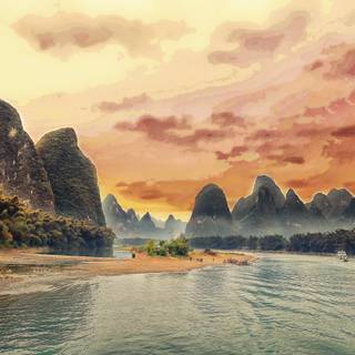 Li River wallpaper