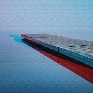 Glitch art desktop wallpaper