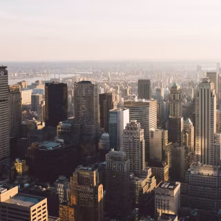 Morning city wallpaper