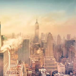 Morning city wallpaper