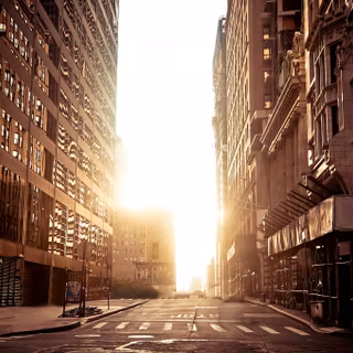 Morning city wallpaper