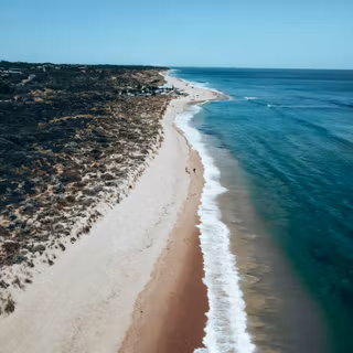 White Beach wallpaper