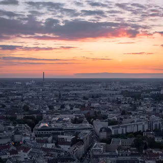 Morning city wallpaper