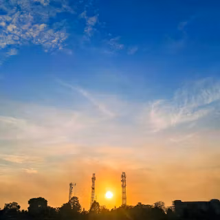 Morning city wallpaper