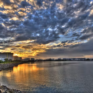 Morning city wallpaper