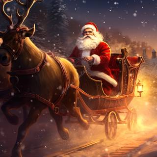 Santa Claus laptop wallpaper