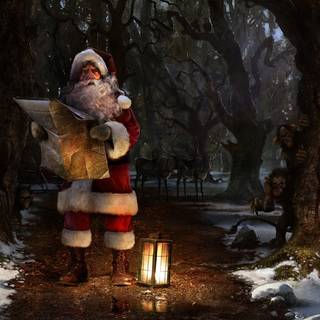Santa Claus laptop wallpaper