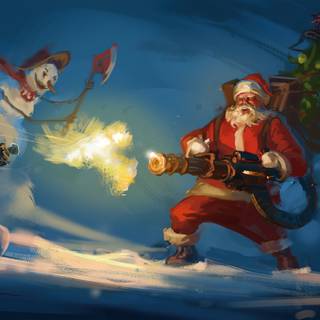 Santa Claus laptop wallpaper