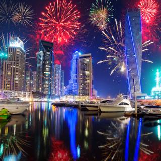 Christmas in Dubai wallpaper