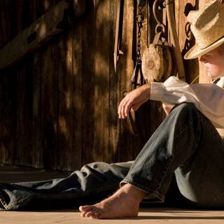 Sad country boy wallpaper