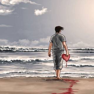 Sad country boy wallpaper