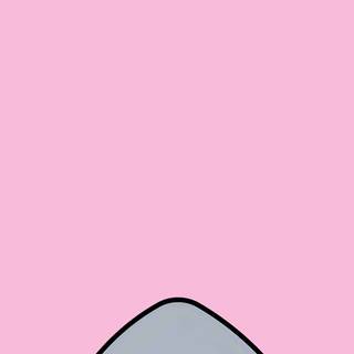 Cute pink sharks wallpaper