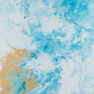 Blue and white abstract art wallpaper