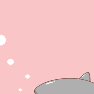 Cute pink sharks wallpaper