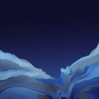 Blue and white abstract art wallpaper