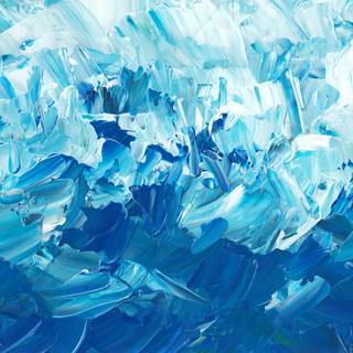 Blue and white abstract art wallpaper