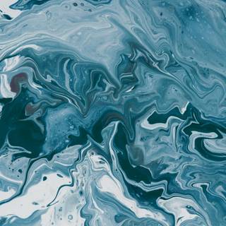 Blue and white abstract art wallpaper