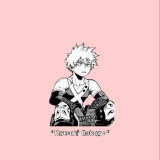 Bakugo pink hair wallpaper