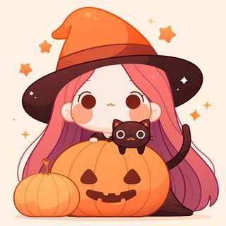 Cute Chibi fall wallpaper