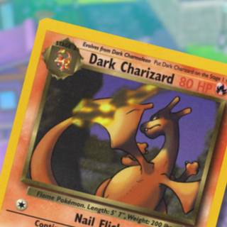 Dark Charizard Pokémon card wallpaper