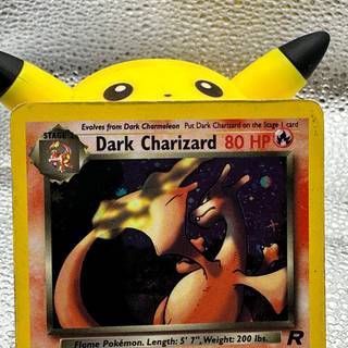 Dark Charizard Pokémon card wallpaper
