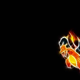 Dark Charizard Pokémon card wallpaper