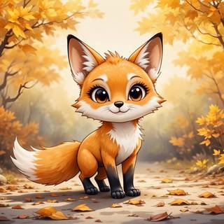 Cute Chibi fall wallpaper